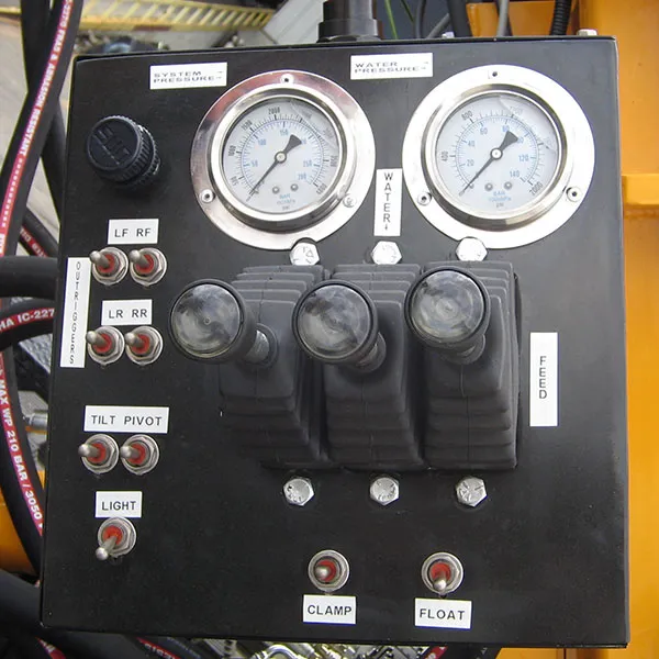 Control panel in our CGR-174U for compaction grouting.