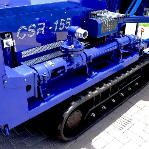 Maquina de perforacion con bomba de agua y lodo para perforar suelo con wet swivel, la CSR-155 para estudios de suelos spt, cpt multi funcion
